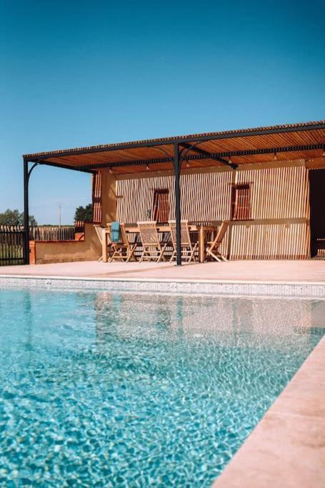 L'Heritier, Maison Climatisee, 12Pers Avec Piscine Βίλα Marzens Εξωτερικό φωτογραφία