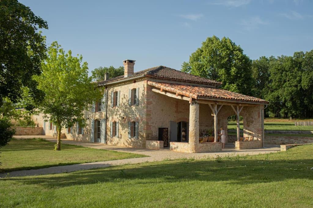 L'Heritier, Maison Climatisee, 12Pers Avec Piscine Βίλα Marzens Εξωτερικό φωτογραφία