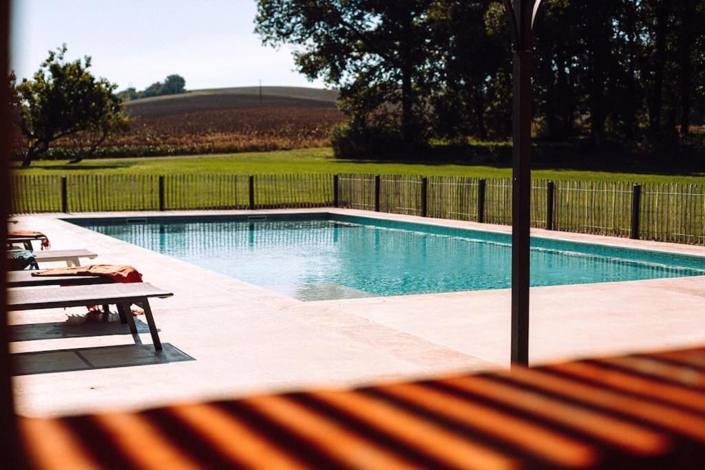 L'Heritier, Maison Climatisee, 12Pers Avec Piscine Βίλα Marzens Εξωτερικό φωτογραφία