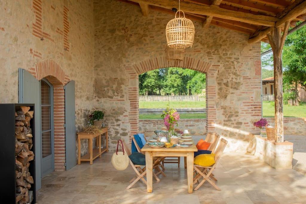 L'Heritier, Maison Climatisee, 12Pers Avec Piscine Βίλα Marzens Εξωτερικό φωτογραφία