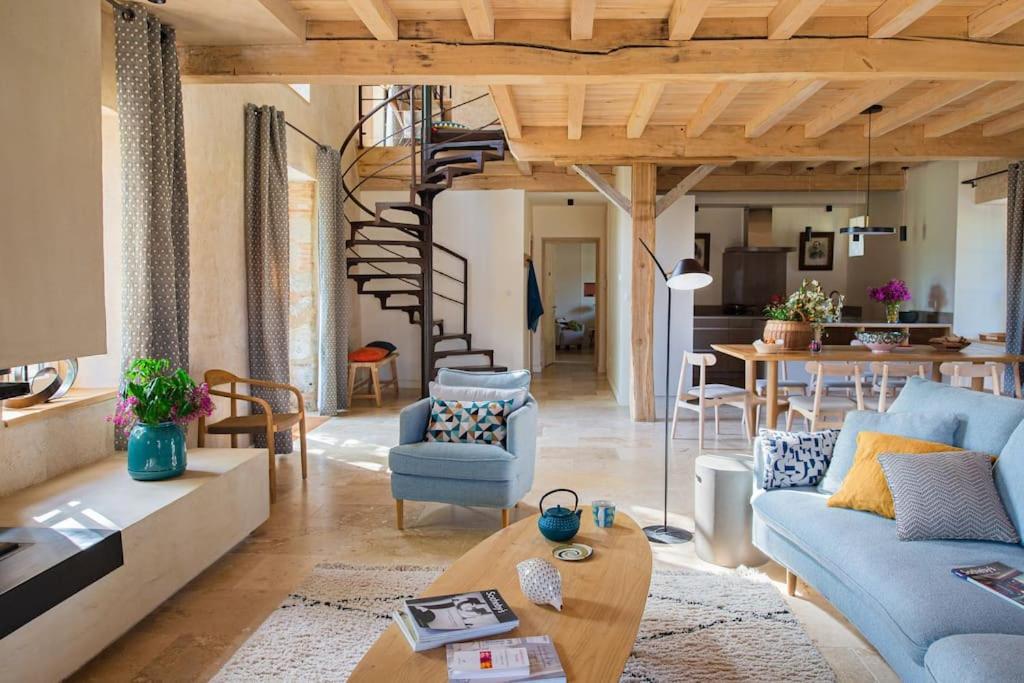 L'Heritier, Maison Climatisee, 12Pers Avec Piscine Βίλα Marzens Εξωτερικό φωτογραφία
